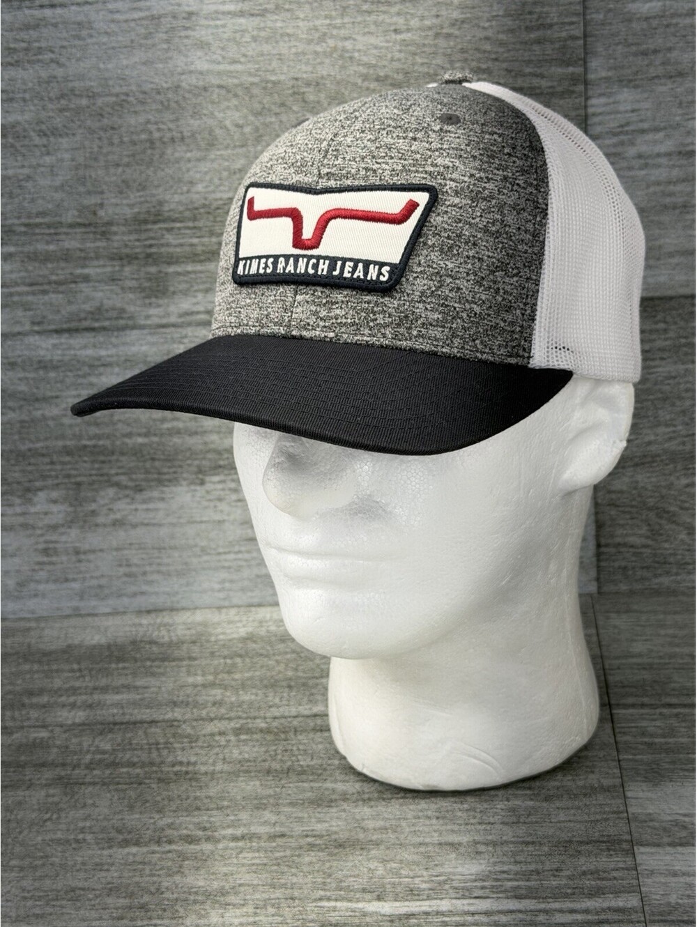Kimes Ranch Jeans Extra Crunchy Trucker Hat Patch Mesh SnapBack Cap Arizona Farm